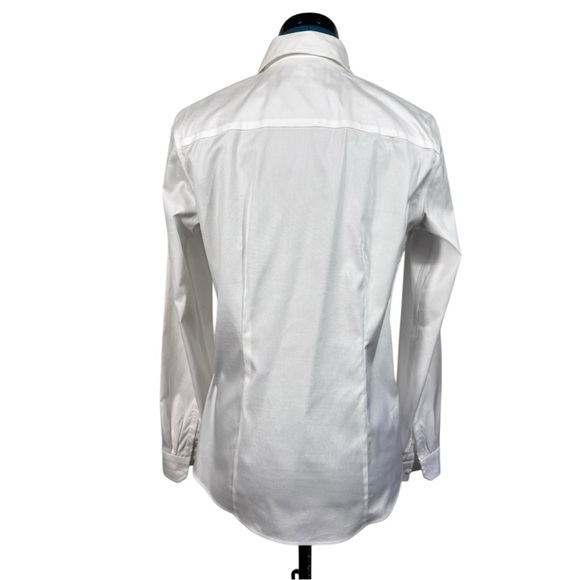 Eddie Bauer Women's White Slim Fit Shirt - Picture 2 of 6